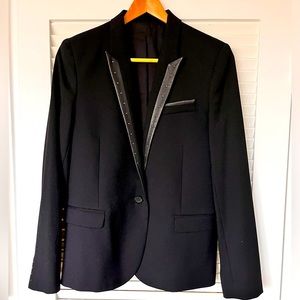 Gorgeous midnight blue blazer by The Kooples! Mint condition, size 42/10.